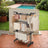 4-Tier Folding Laundry Drying Rack - Stainless Steel - Black - Indoor and Outdoor Use
