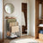 Freestanding Towel Rack - Metal - Ink Black and Ebony - 3-Tier with Storage Shelf and Hooks