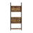 5-Tier Bookshelf, Book Shelf - Particleboard and Steel - Brown