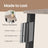 4-Tier Corner Bookshelf - Steel Frame - Natural Oak