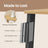 Corner Ladder Shelf - 4-Tier Design - Steel Frame - Natural Oak