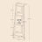 Corner Ladder Shelf - 4-Tier Design - Steel Frame - Natural Oak