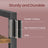 4-Shelf Storage Rack - Wood and Steel - Rustic Brown