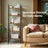 5-Tier Bookcase - Metal Frame - Rustic Brown and Black - Freestanding Design for Home Office and Living Spaces