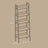 5-Tier Bookcase - Metal Frame - Rustic Brown and Black - Freestanding Design for Home Office and Living Spaces