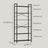 Freestanding Storage Shelf - Wood and Steel - Black