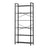 Freestanding Storage Shelf - Wood and Steel - Black