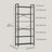 Freestanding Storage Shelf - Wood and Steel - Black