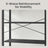 Freestanding Storage Shelf - Wood and Steel - Black