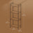 4-Tier Bookshelf - Metal
