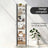 6-Tier Storage Rack - Wood - Greige - Versatile for Living Room