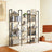 5-Tier Bookcase - Metal - Rustic Brown and Black