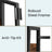 4-Tier Bookcase - Steel - Rustic Brown and Black - Freestanding Storage Shelf