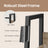 5-Tier Narrow Bookshelf - Wood - Rustic Brown - Ladder Design for Versatile Use