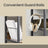 Ladder Shelf - 4-Tier Display Bookcase - Engineered Wood - Rustic Brown and Black