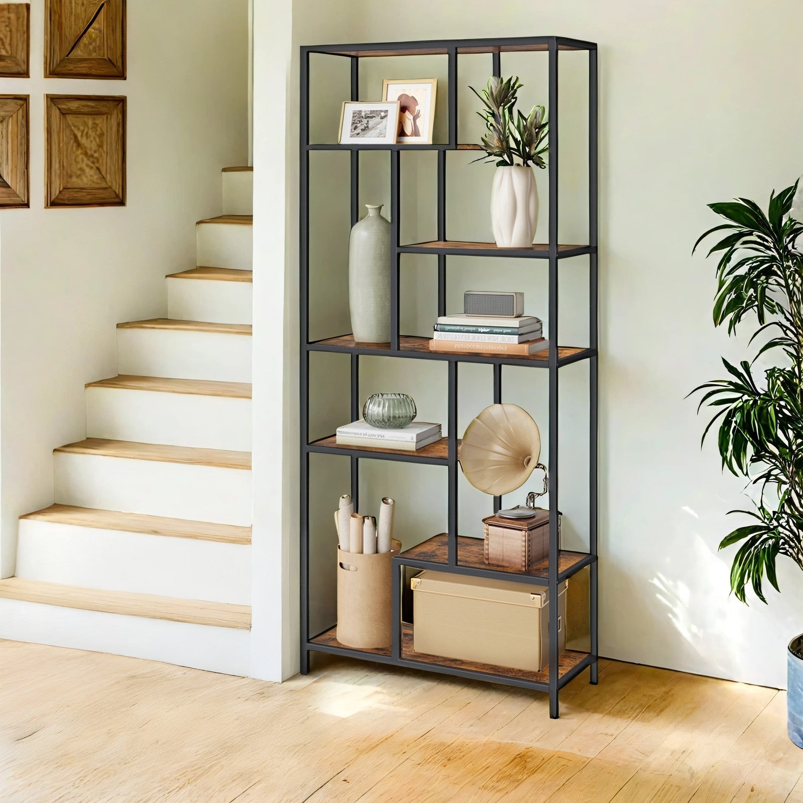 Bookcase - 180L - Particleboard - 6-Tier Design