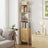 6-Tier Bookshelf - Metal Frame - Boho