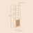 6-Tier Bookshelf - Metal Frame - Boho