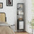 6-Tier Freestanding Bookcase - Metal Frame - Boho Style