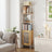 6-Tier Bookshelf - Metal Frame - Boho