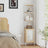6-Tier Freestanding Bookcase - Metal Frame - Boho Style
