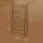 5-Tier Ladder Shelf - Metal - Rustic Brown and Black - Freestanding Bookshelf for Home Office and Living Space