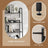 5-Tier Ladder Shelf - Metal - Rustic Brown and Black - Freestanding Bookshelf for Home Office and Living Space