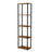 5-Tier Living Room Shelf - 30L - Particleboard - Toolless Assembly
