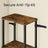5-Tier Living Room Shelf - 30L - Particleboard - Toolless Assembly