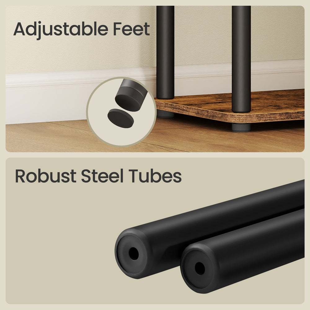 5-Tier Living Room Shelf - 30L - Particleboard - Toolless Assembly