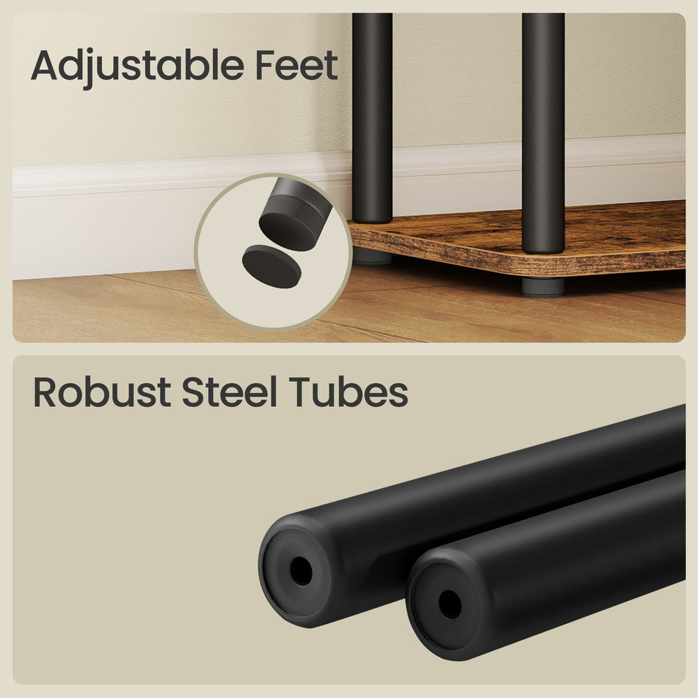 5-Tier Living Room Shelf - 39L - Particleboard - Toolless Assembly
