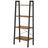 4-Tier Bookcase - 4.8L - Particleboard - Safety Features