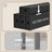 4-Tier Bookcase - 4.8L - Particleboard - Safety Features