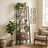 5-Tier Bookcase - 56L - Particleboard - Vintage Design