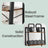 5-Tier Bookcase - 56L - Particleboard - Vintage Design