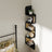 5-Tier Floating Shelf - PVC Rattan - Zigzag Design