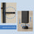4-Tier Storage Shelf - Iron - Rustic Brown - Stable Design for Office and Living Room