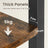 5-Tier Corner Shelf - Wood Metal - Rustic Brown and Black - Versatile Storage for Plants and Books