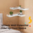 Set of 2 Floating L-Shaped Corner Shelves - Wood - Cloud White