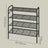 4-Tier Shoe Rack - Metal - Adjustable