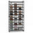 12-Tier Shoe Rack - Metal - Black - Adjustable Shelves for 48-60 Pairs