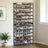 12-Tier Shoe Rack - Metal - Black - Adjustable Shelves for 48-60 Pairs