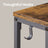Console Tables - Wood - Rustic Brown - Built-In Charging Station