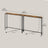 Console Tables - Wood - Rustic Brown - Built-In Charging Station