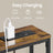 Console Tables - Wood - Rustic Brown - Built-In Charging Station