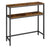 Console Table, 2-Tier Sofa Table - Wood and Steel - Rustic Brown