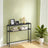 Console Table - MDF - Marble White and Ink Black
