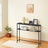 Console Table - MDF - Marble White and Ink Black