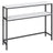 Console Table, 2-Tier Sofa Table - Particleboard and Steel - White