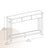 Console Table - Wood - Rustic Walnut - Narrow Design with 3 Drawers and Open Shelf